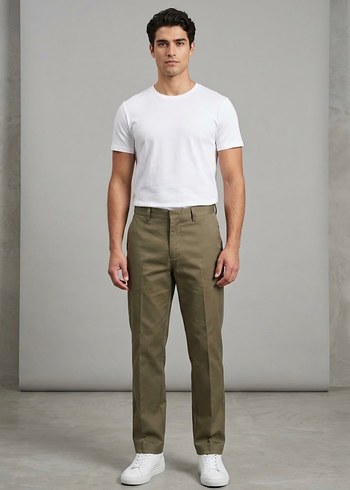 U.S Polo Assn. Haki Duz Kesim Pantolon