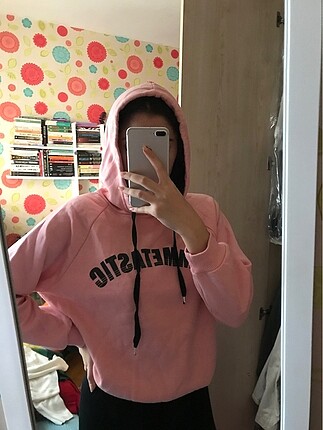 pembe sweatshirt