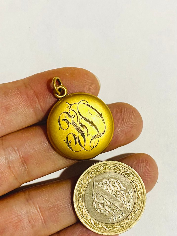 Wightman and Hough Co LOCKET 1900-1920li yillar — görsel 3/6