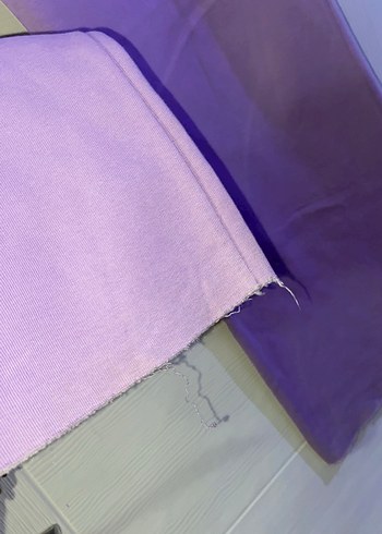 Pastel lila içi şardonlu İspanyol paça eşortman altı - Görsel 5