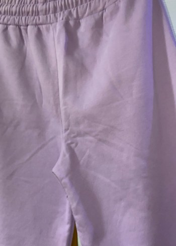 Pastel lila içi şardonlu İspanyol paça eşortman altı - Görsel 4