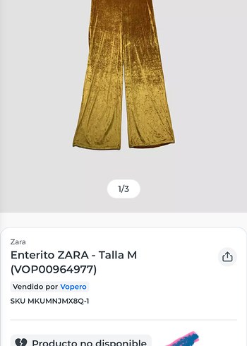 Altın Rengi süet kadife Uzun tulum - Görsel 7