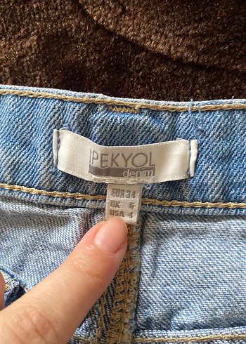 Mavi Kadın Bol Kesim jean İpekyol - Görsel 2