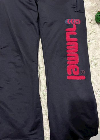 Kadın Kırmızı Hummel Baskılı Fermuarlı Eşofman Altı - Görsel 2