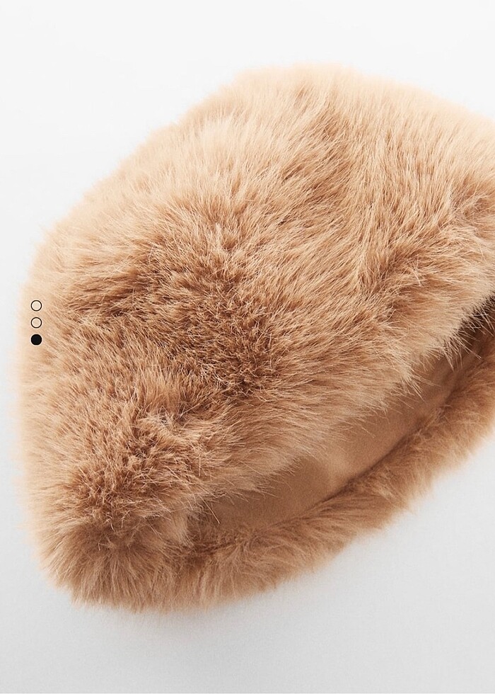 Kürk görünümlü şapka - Görsel 3