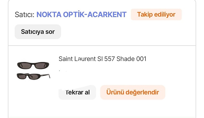 Saint Laurent Sl 557 Shade 001 - Görsel 5