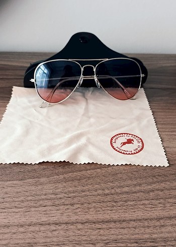 Kadın Parlak Camel Aviator Güneş Gözlüğü