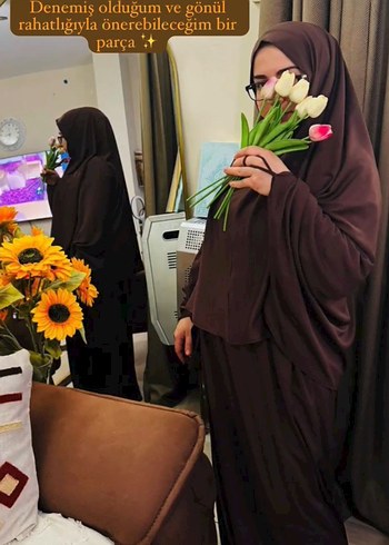 en çok tercih edilen Uzun Salaş Elbise 2li - Görsel 3