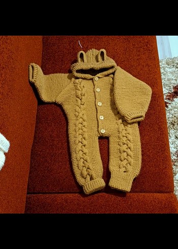 sütlü kahve beyaz ikili Tulumu 4 5 yaş - Görsel 2