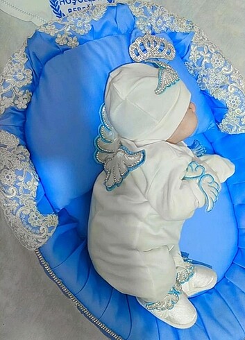 6-9 Ay Beden mavi Renk Bebek minderi