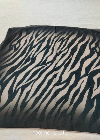 Gri Kadın Modern eşarp - Görsel 3