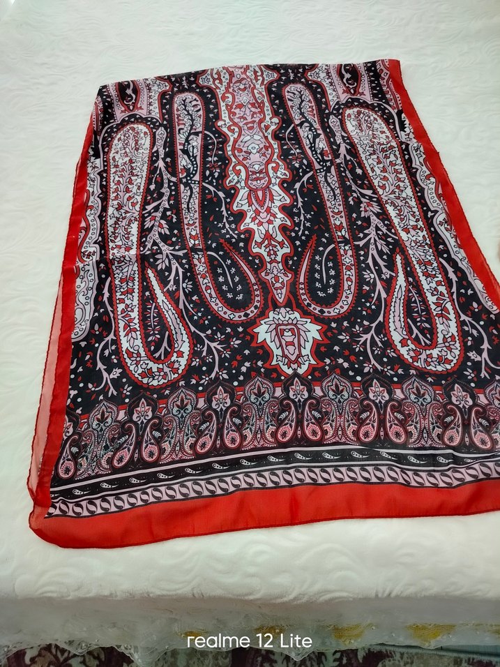 Renkli Bohem Kadın Şalı - Görsel 2