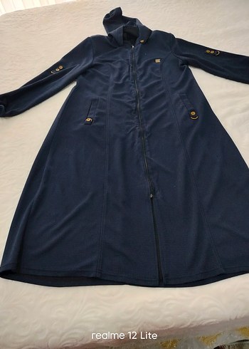 Düğmeli Mavi  Ceket - Görsel 4