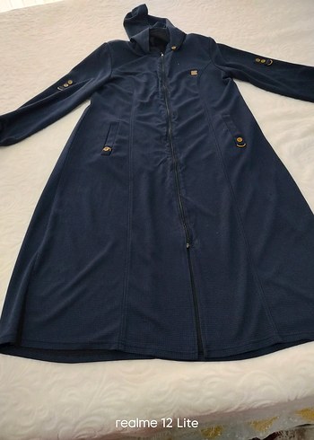 Düğmeli Mavi  Ceket - Görsel 3