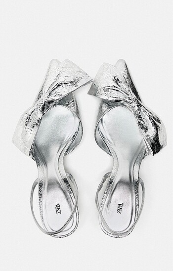 Zara Zara gümüş ayakkabı