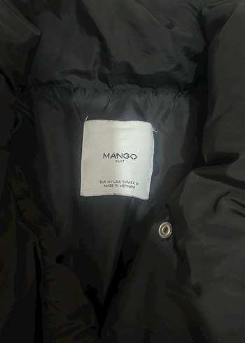 mango Siyah Fermuarlı Kadın Kışlık Mont - Görsel 3