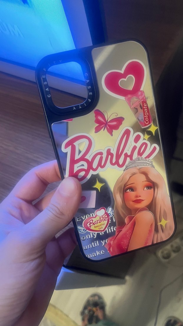 ıphone 11 Parlak Pembe Barbie Telefon Kılıfı - Görsel 2