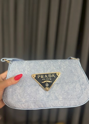 Gri Denim Kadın Omuz Çantası - Görsel 2