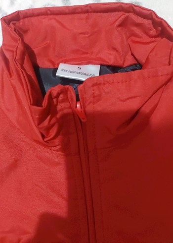 Kırmızı Fermuarlı Erkek Yelek - Görsel 2