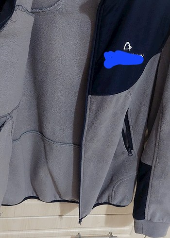 Gri Fermuarlı Erkek Polar Sweatshirt - Görsel 5