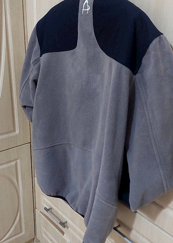 Gri Fermuarlı Erkek Polar Sweatshirt - Görsel 2