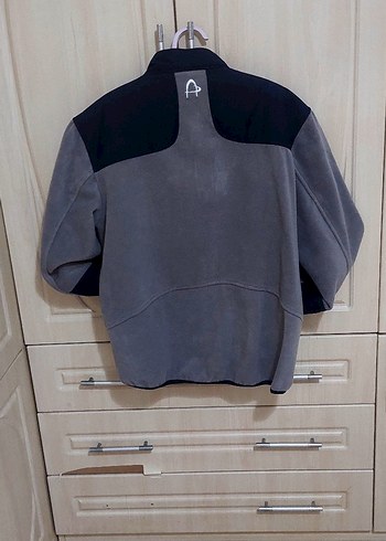 Gri Fermuarlı Erkek Polar Sweatshirt - Görsel 3