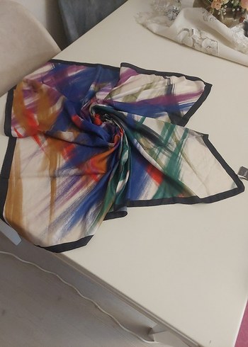 Renkli, Elastik Kadın Fular Seti - Görsel 5