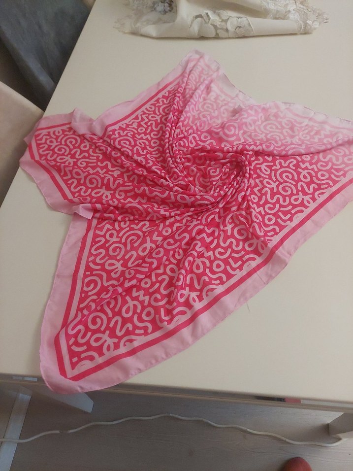 Renkli, Elastik Kadın Fular Seti - Görsel 4