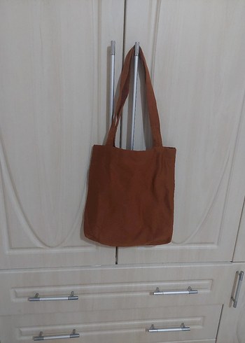 Kahverengi Süet Kadın Omuz Çantası - Görsel 2