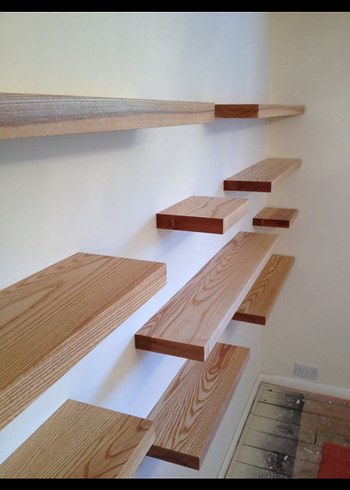 Doğal Ahşap raf - Görsel 2