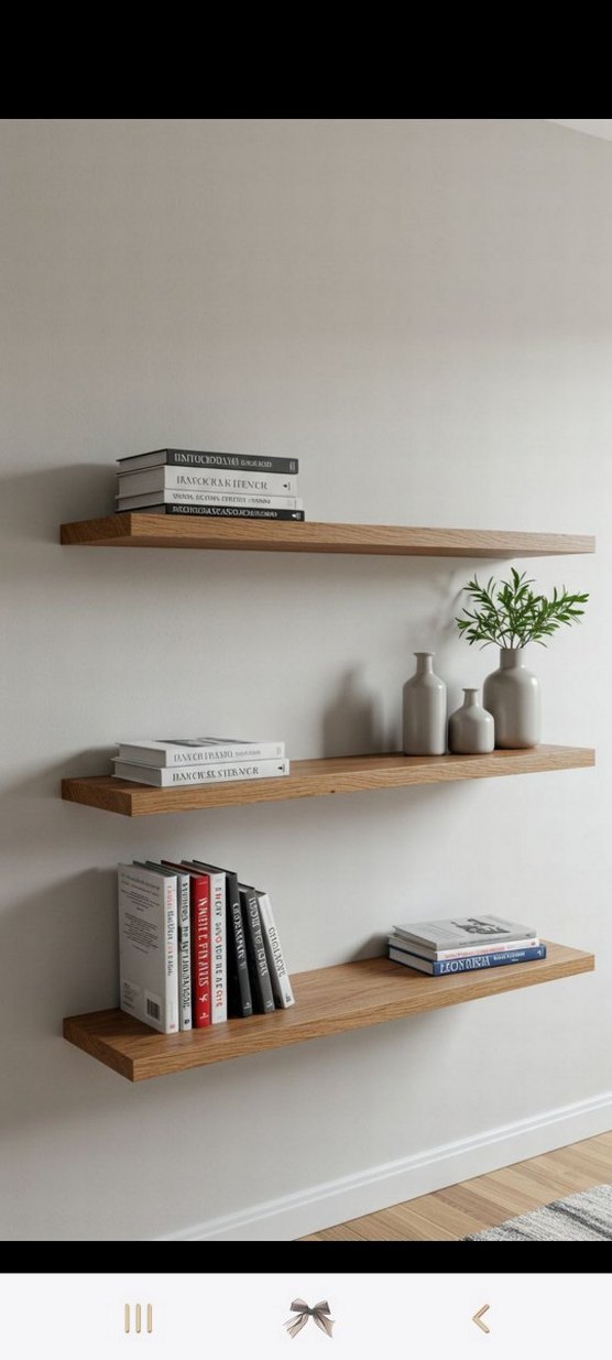 Doğal Ahşap raf - Görsel 3