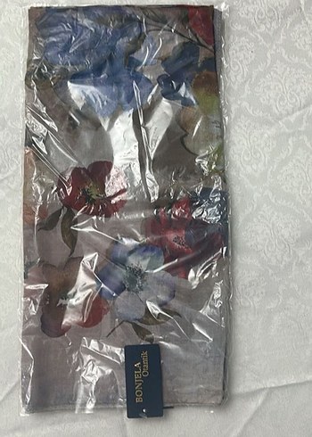 Çok Renkli pamuklu Kadın Fular - Görsel 4