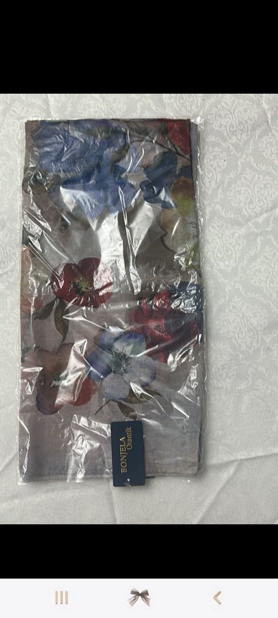 Çok Renkli pamuklu Kadın Fular - Görsel 4