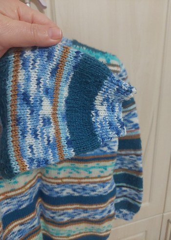 Erkek Çocuk Bohem Örgü Kazak - Görsel 4