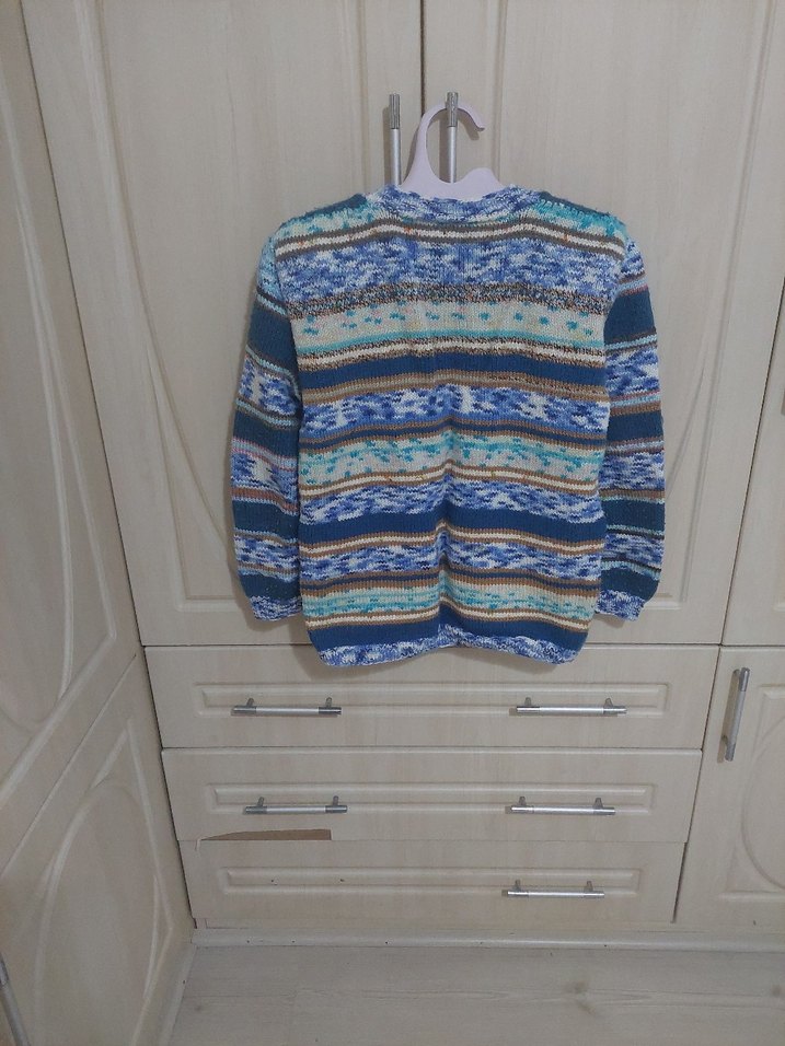 Erkek Çocuk Bohem Örgü Kazak - Görsel 2