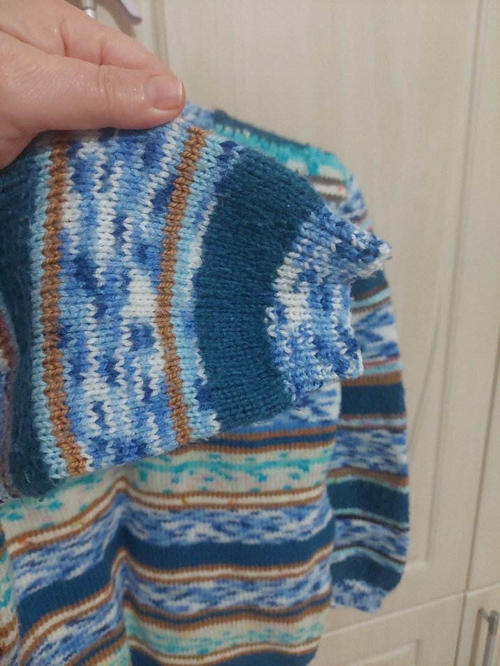 Erkek Çocuk Bohem Örgü Kazak - Görsel 4