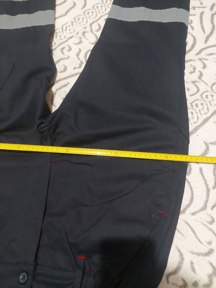 Gri Reflektör Şeritli Street Wear Erkek Pantolon - Görsel 5