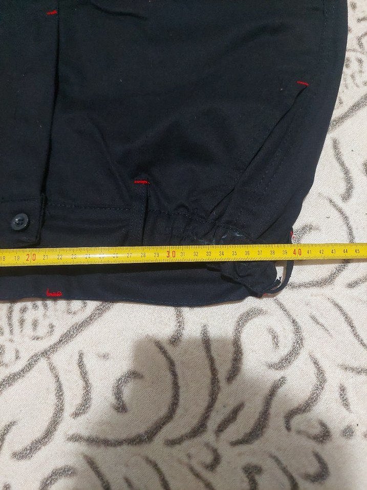 Gri Reflektör Şeritli Street Wear Erkek Pantolon - Görsel 4