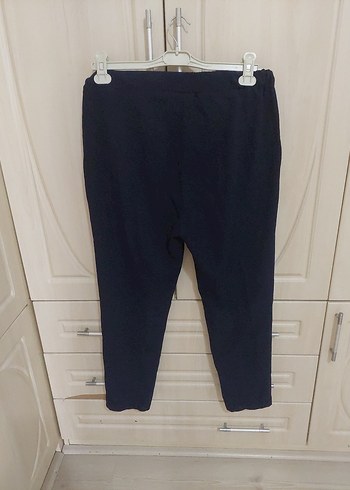 LC Waikiki Düğmeli Lacivert Midi Denim Kadın Pantolon