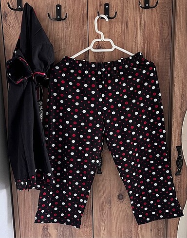 Diğer 0 pamuk kapri pijama takım