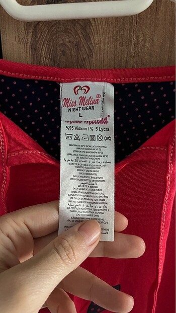 l Beden Miss melina pijama takımı