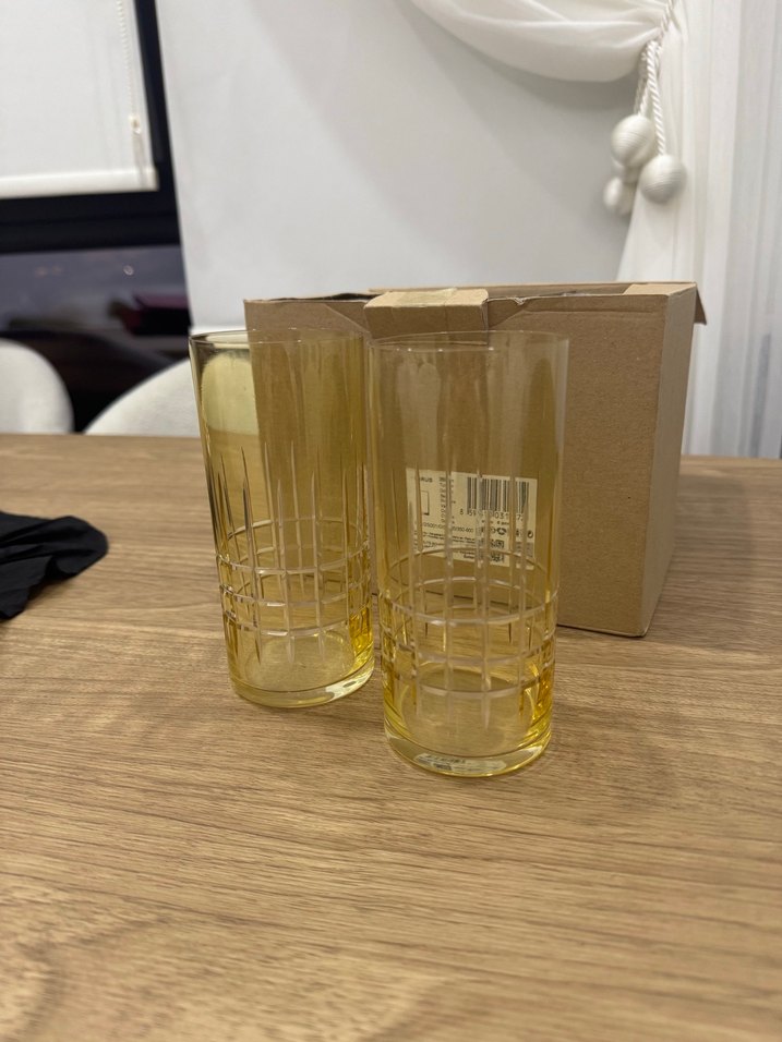 Kristal kahve yanı su bardağı - Görsel 2