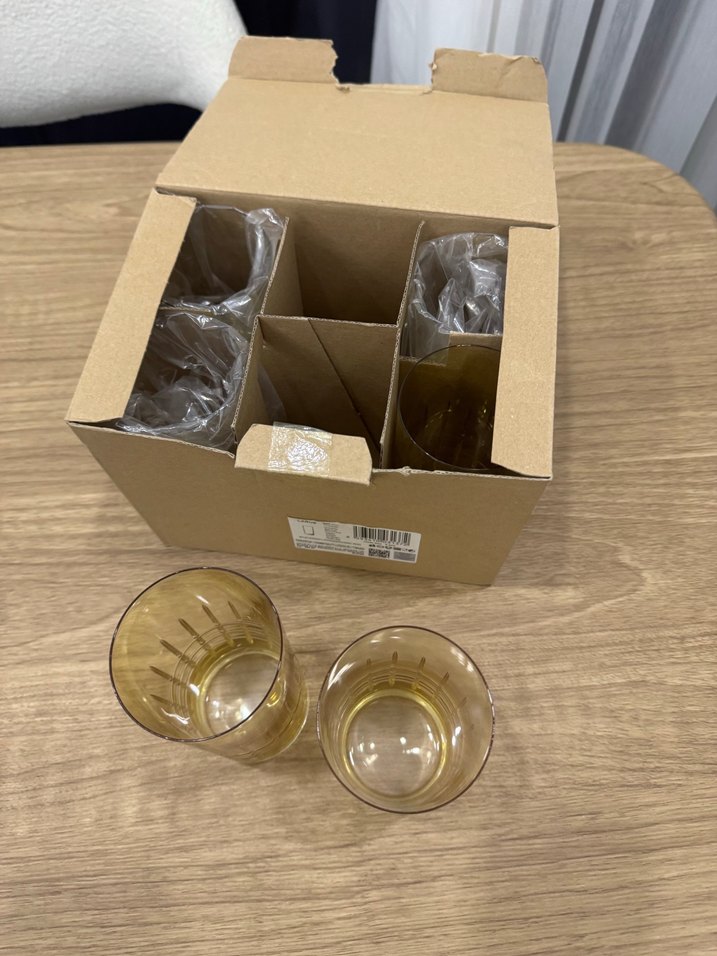 Kristal kahve yanı su bardağı - Görsel 5