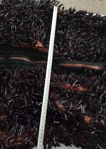 Kahverengi Triko Kapüşonlu El Örgüsü Hırka / Ceket / Mont - Görsel 4