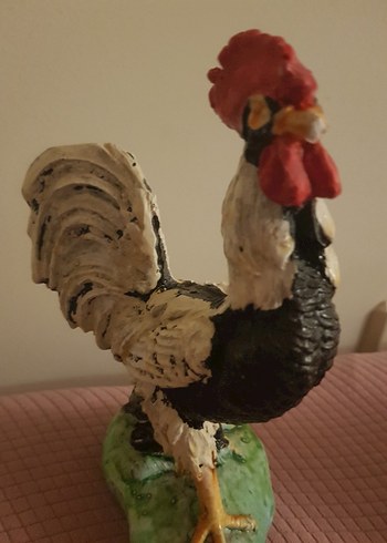 Vintage Horoz Biblosu / Heykelciği - Görsel 2