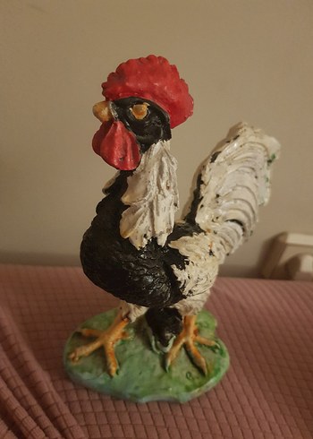 Vintage Horoz Biblosu / Heykelciği - Görsel 3