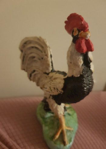 Vintage Horoz Biblosu / Heykelciği - Görsel 4