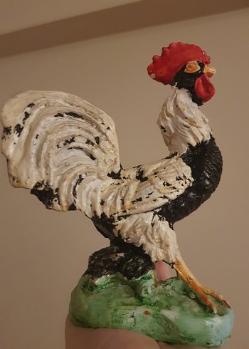 Vintage Horoz Biblosu / Heykelciği - Görsel 8