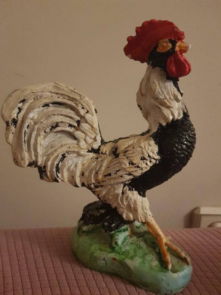 Vintage Horoz Biblosu / Heykelciği - Görsel 5