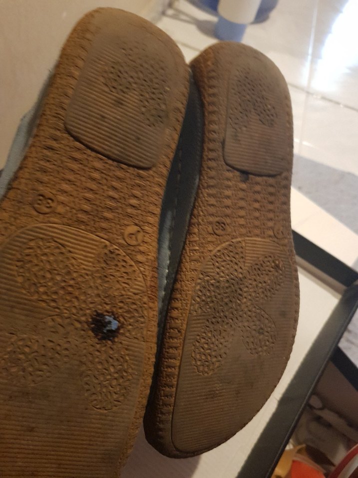 Mavi Deri Kadın Sandalet - Görsel 2